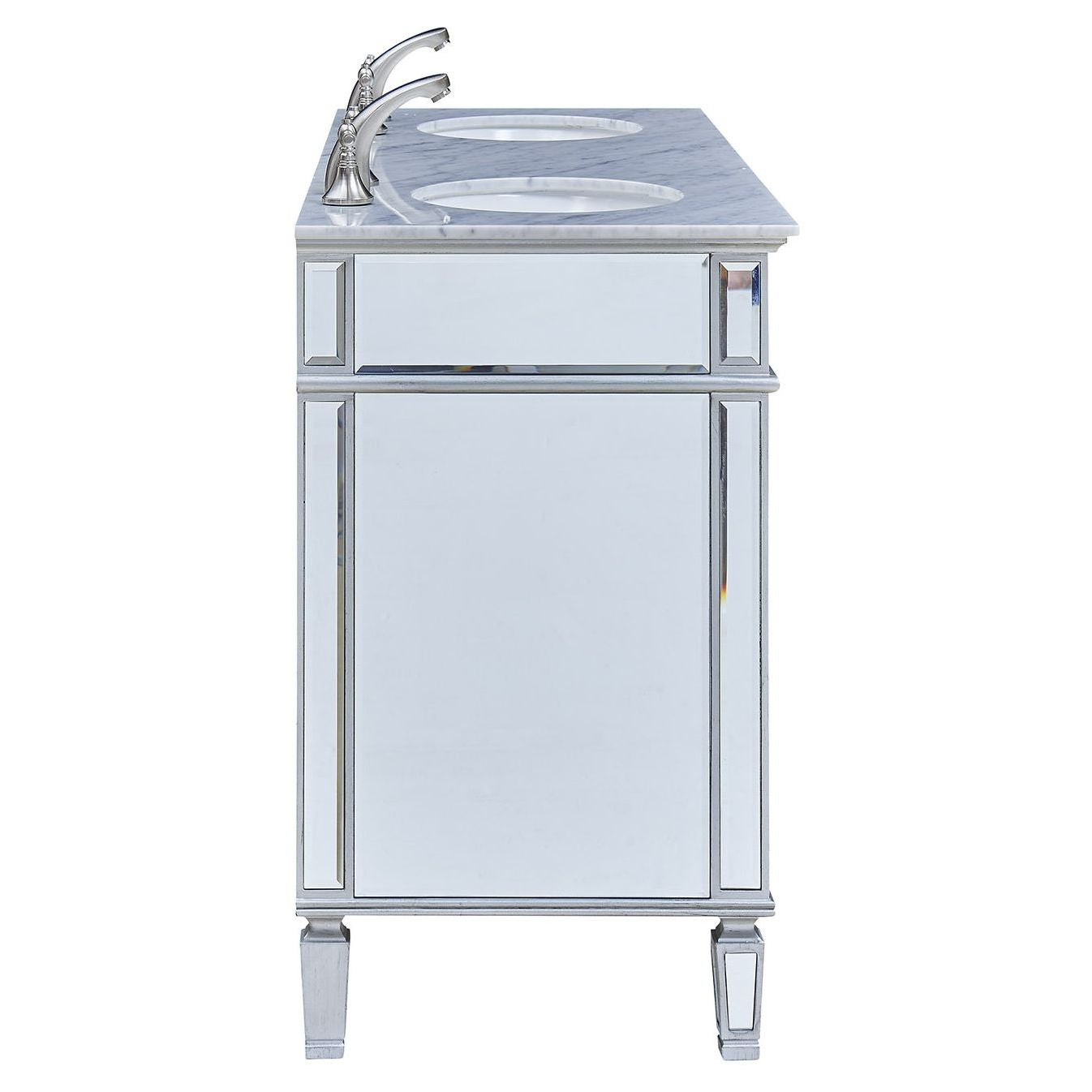 VF-1102 60" Double Bathroom Vanity