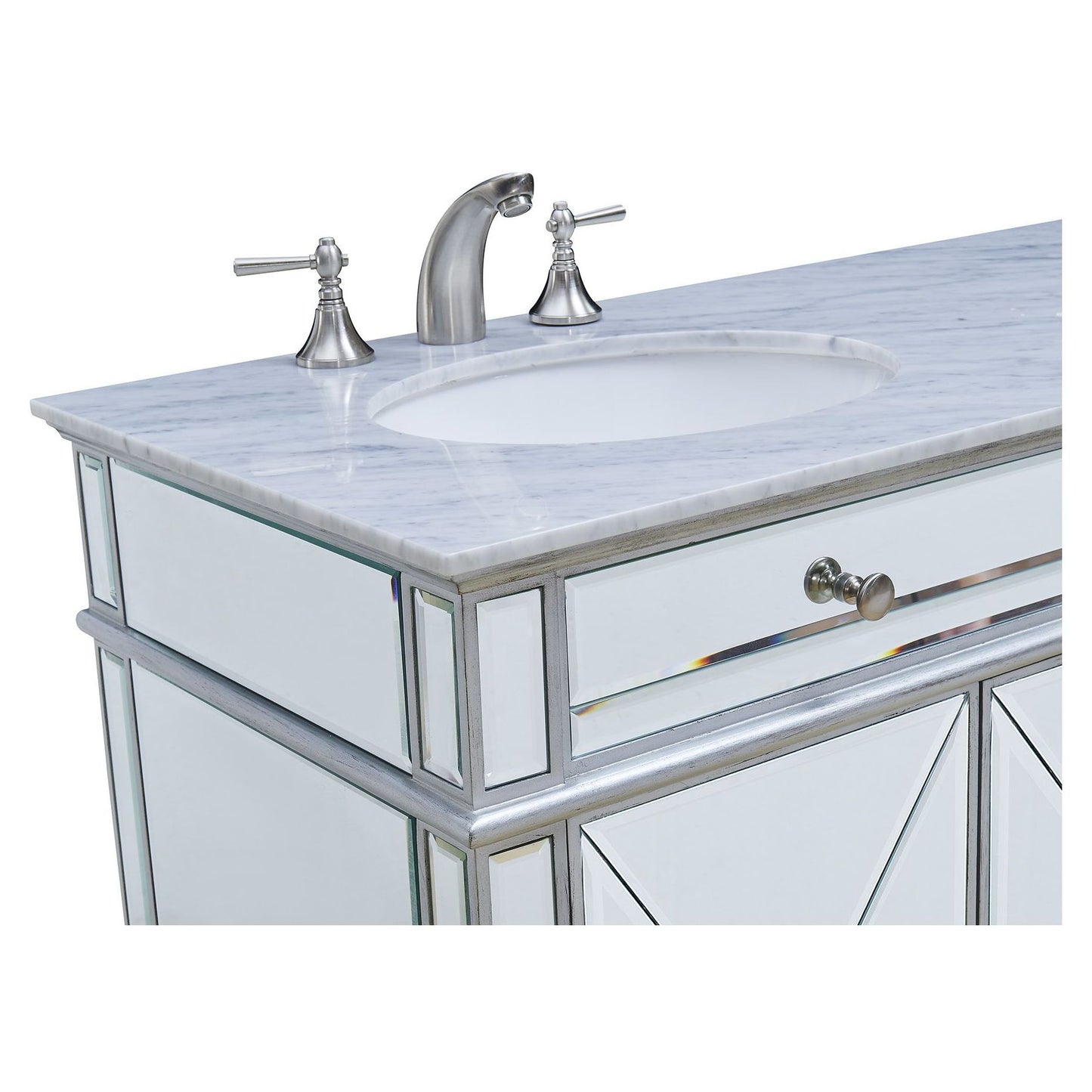 VF-1102 60" Double Bathroom Vanity