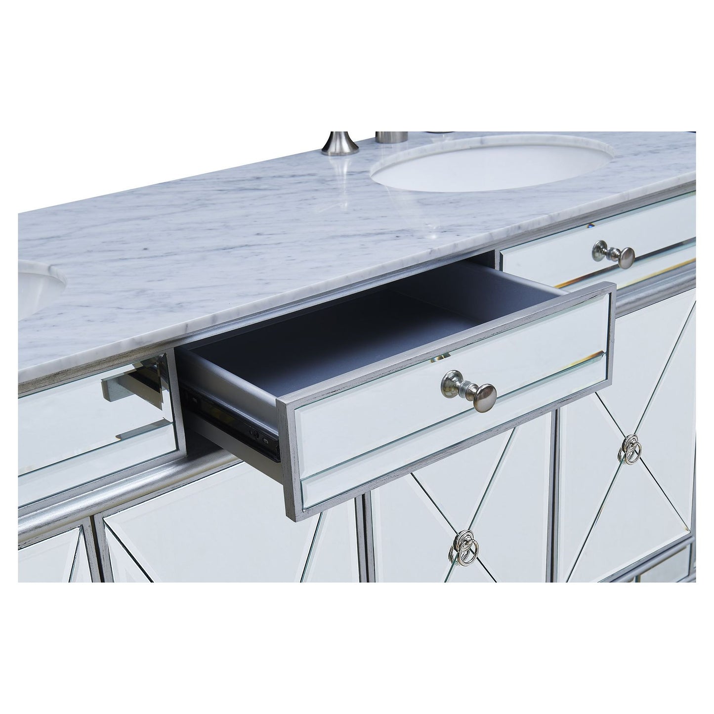 VF-1102 60" Double Bathroom Vanity