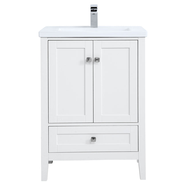 VF-2001 24" Single Bathroom Vanity Set in White