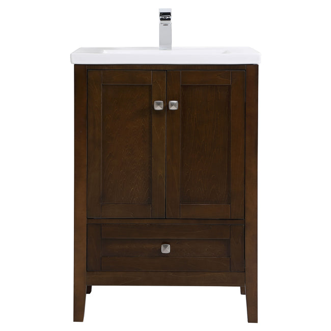 VF-2005 24" Single Bathroom Vanity Set in Antique Coffee