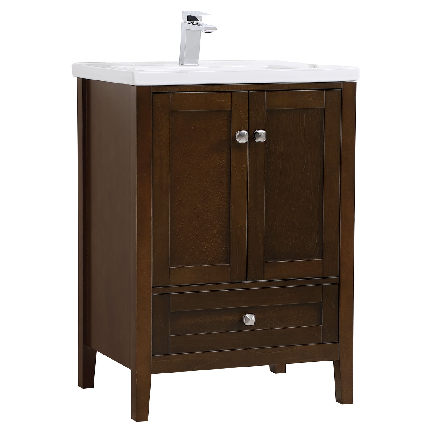 VF-2005 24" Single Bathroom Vanity Set in Antique Coffee
