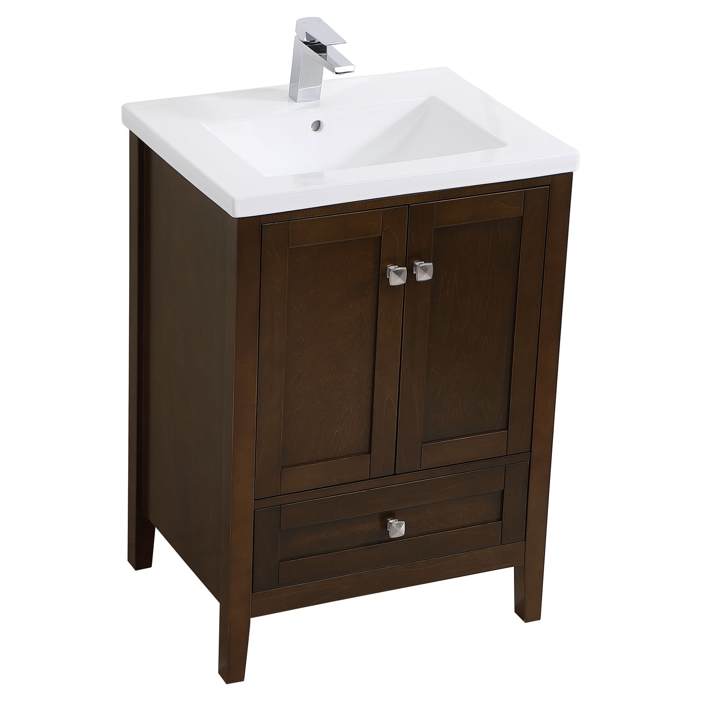 VF-2005 24" Single Bathroom Vanity Set in Antique Coffee