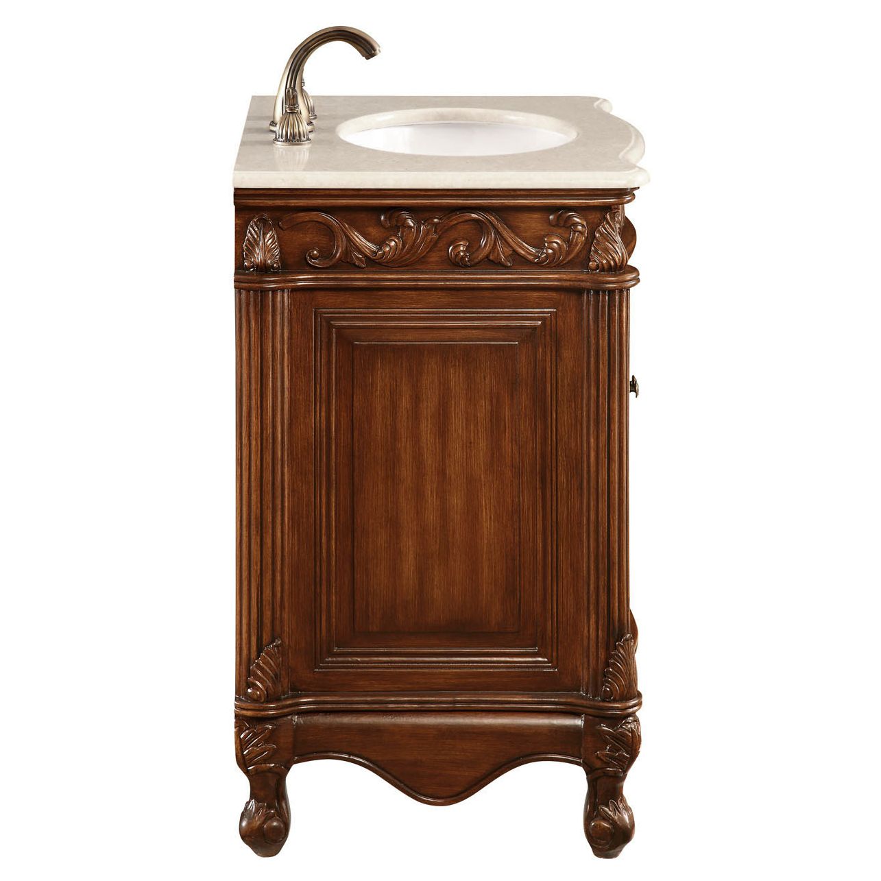 VF-1007 27" Single Bathroom Vanity Set in Brown