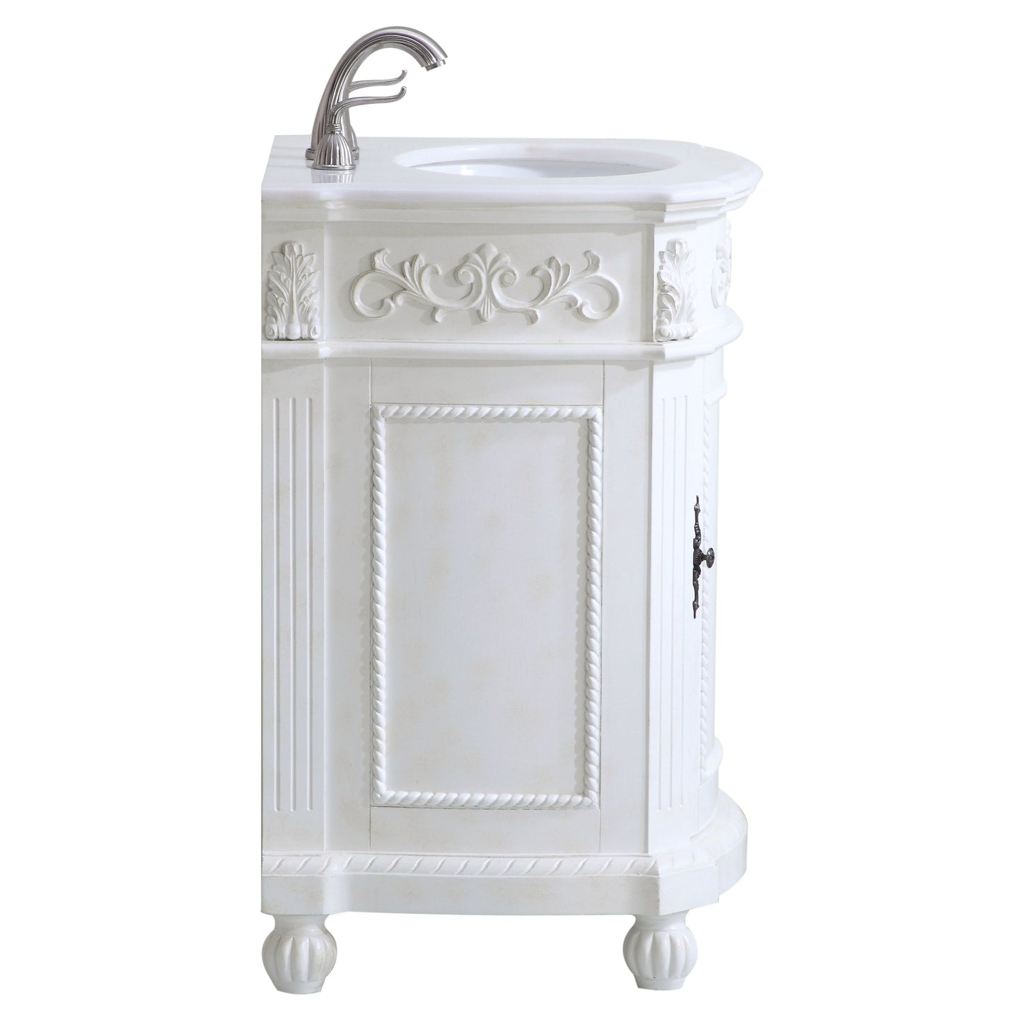 VF-1010 24" Single Bathroom Vanity Set in Antique White