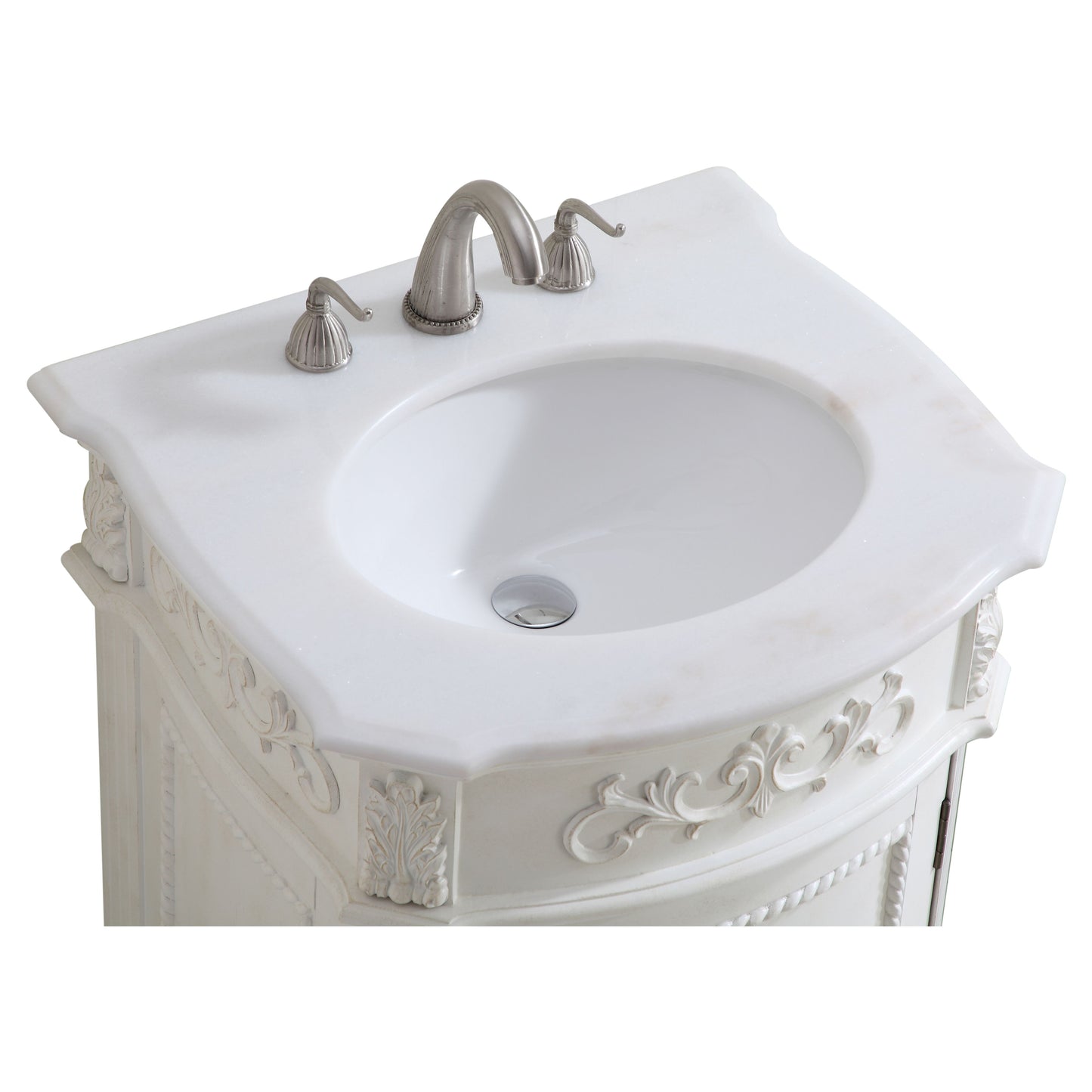 VF-1010 24" Single Bathroom Vanity Set in Antique White
