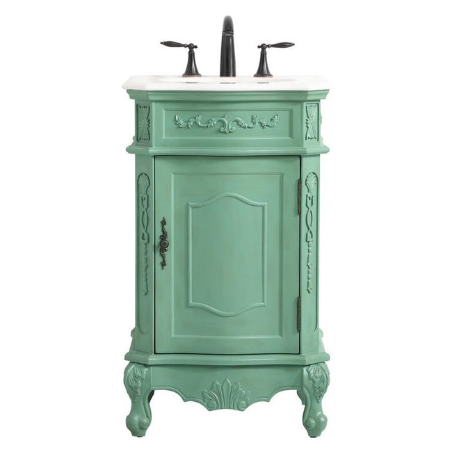 VF10121VM 21" Single Bathroom Vanity in Vintage Mint