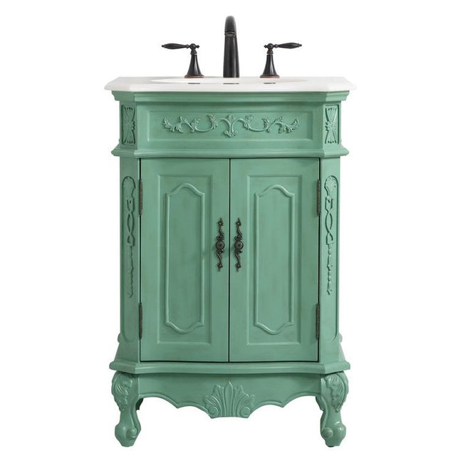 VF10124VM 24" Single Bathroom Vanity in Vintage Mint