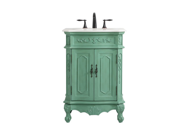 VF10124VM 24" Single Bathroom Vanity in Vintage Mint