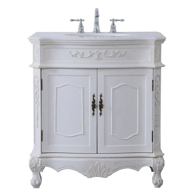 VF10132AW 32" Single Bathroom Vanity Set in Antique White