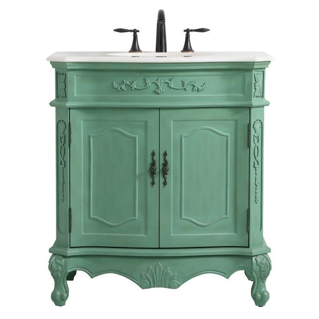 VF10132VM 32" Single Bathroom Vanity in Vintage Mint