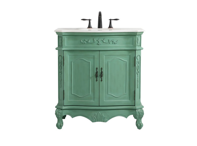 VF10132VM 32" Single Bathroom Vanity in Vintage Mint