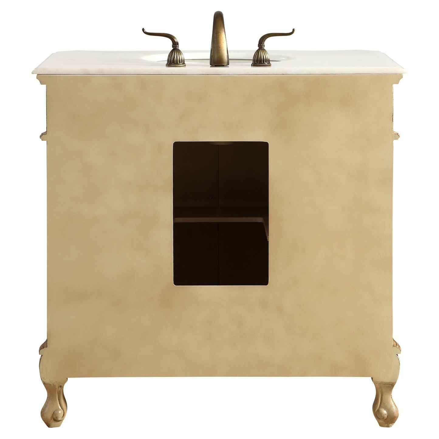 VF10136AB 36" Single Bathroom Vanity Set in Antique Beige