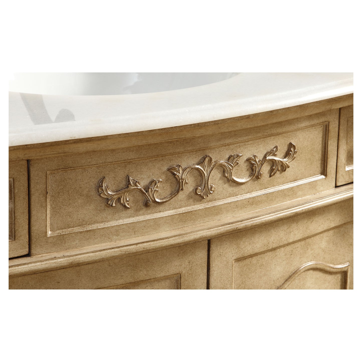 VF10136AB 36" Single Bathroom Vanity Set in Antique Beige