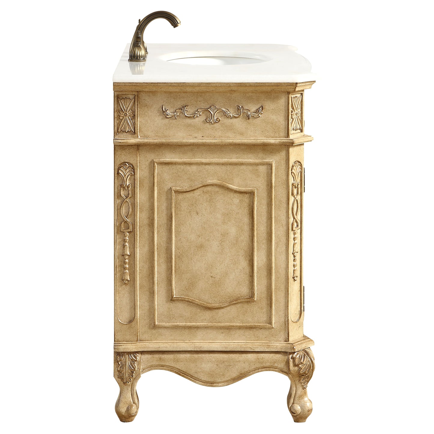 VF10136AB 36" Single Bathroom Vanity Set in Antique Beige