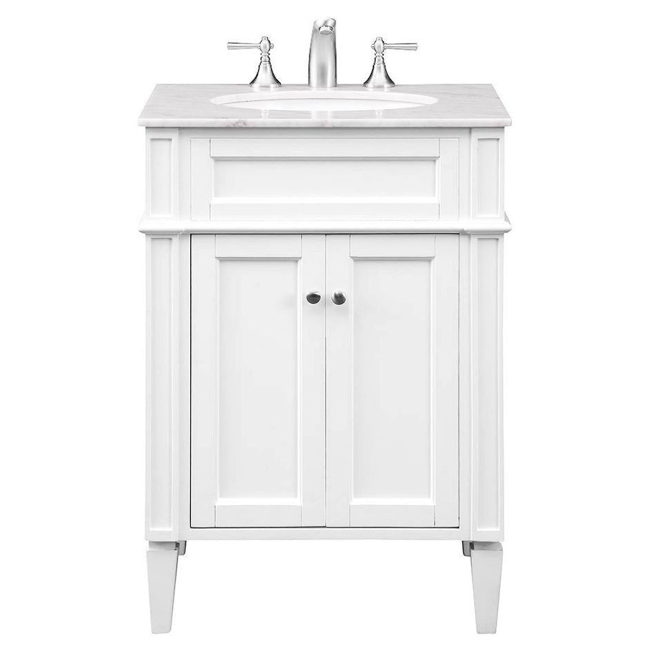 VF-1026 24" Single Bathroom Vanity Set in White