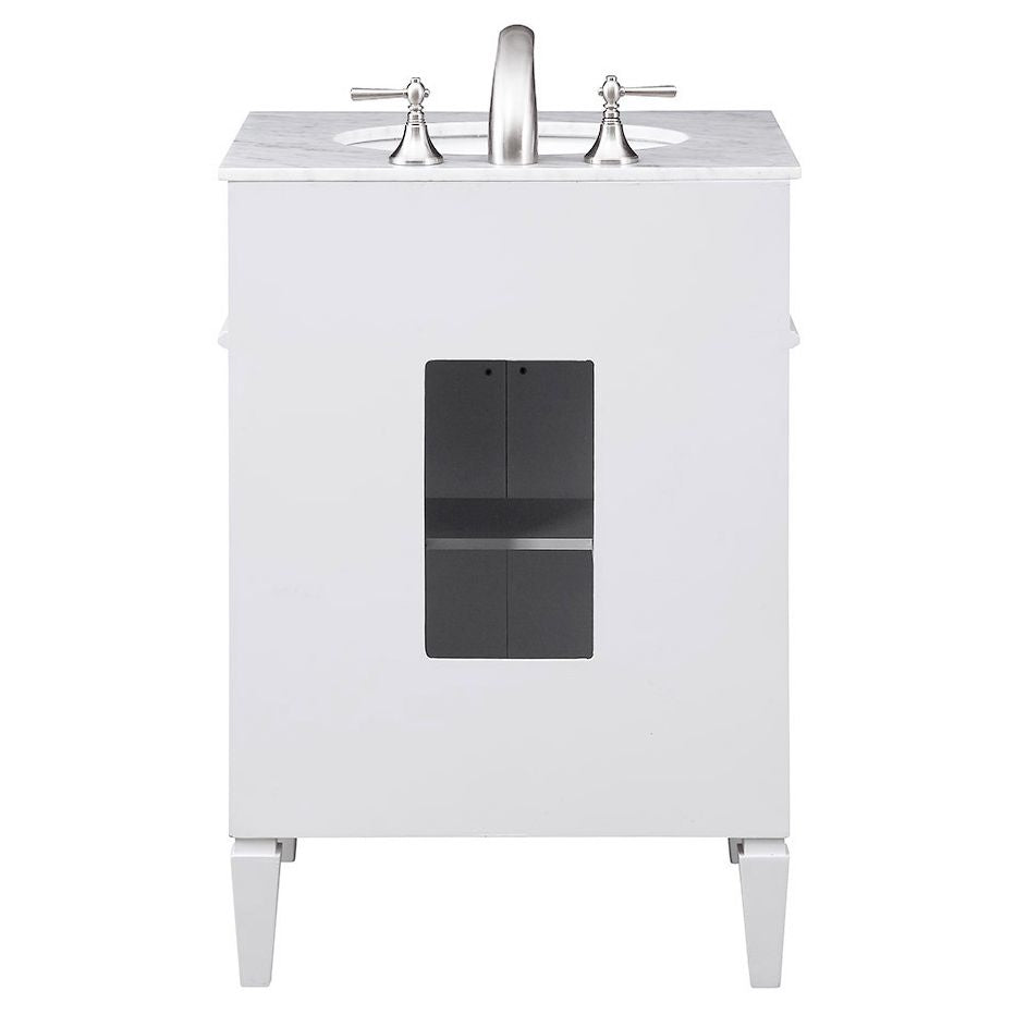 VF-1026 24" Single Bathroom Vanity Set in White