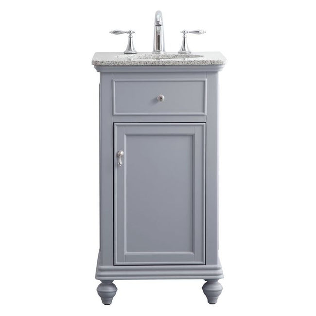 VF12319GR 19" Single Bathroom Vanity Set in Light Grey