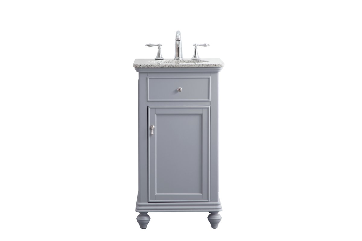 VF12319GR 19" Single Bathroom Vanity Set in Light Grey