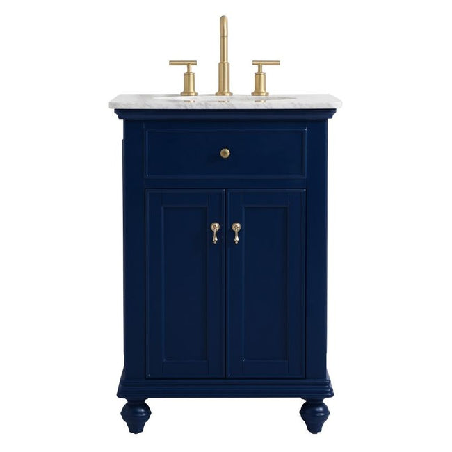 VF12324BL 24" Single Bathroom Vanity in Blue