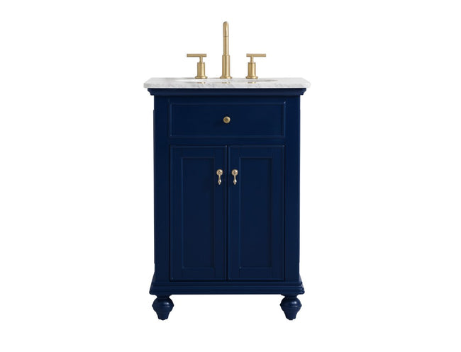 VF12324BL 24" Single Bathroom Vanity in Blue