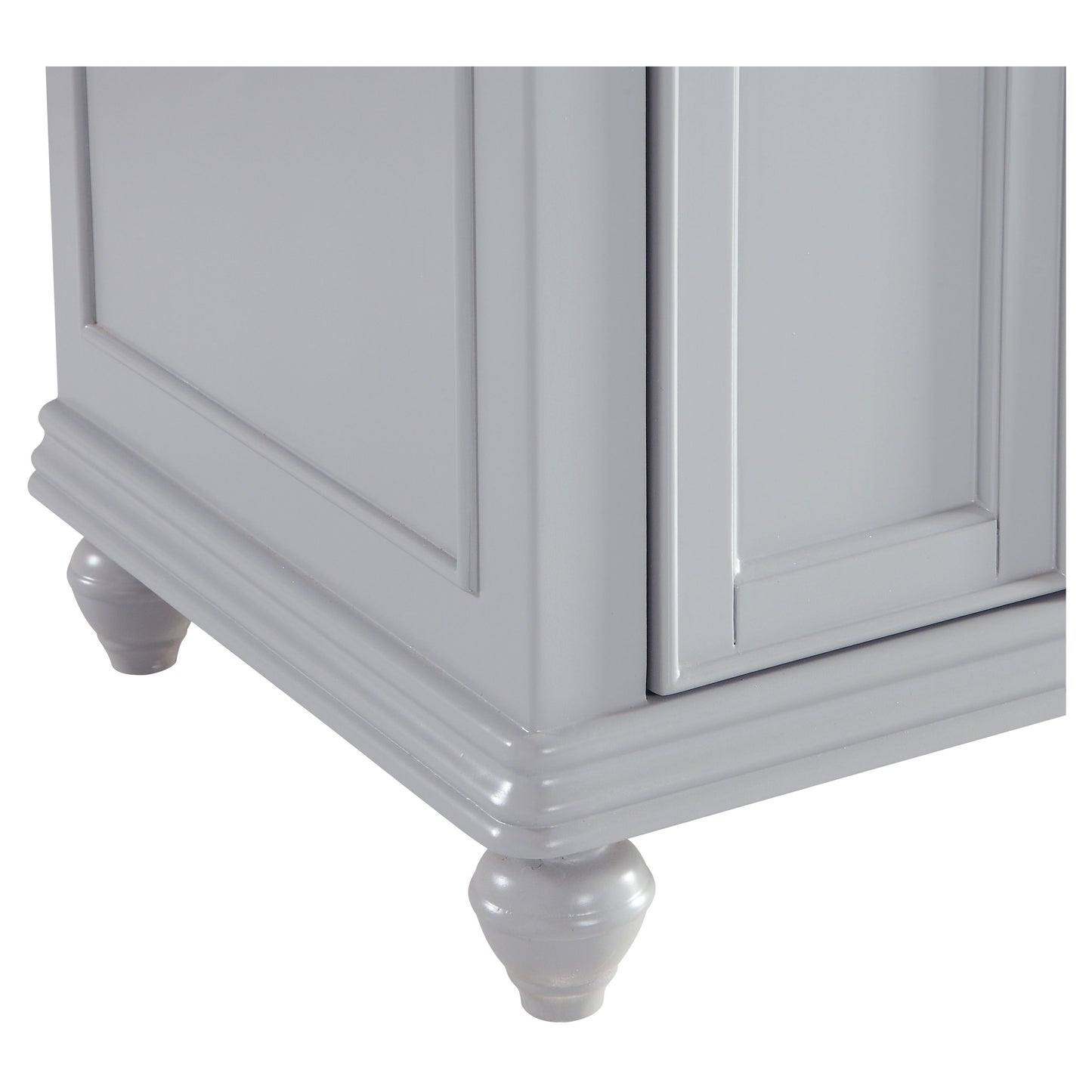 VF12324GR 24" Single Bathroom Vanity Set in Light Grey