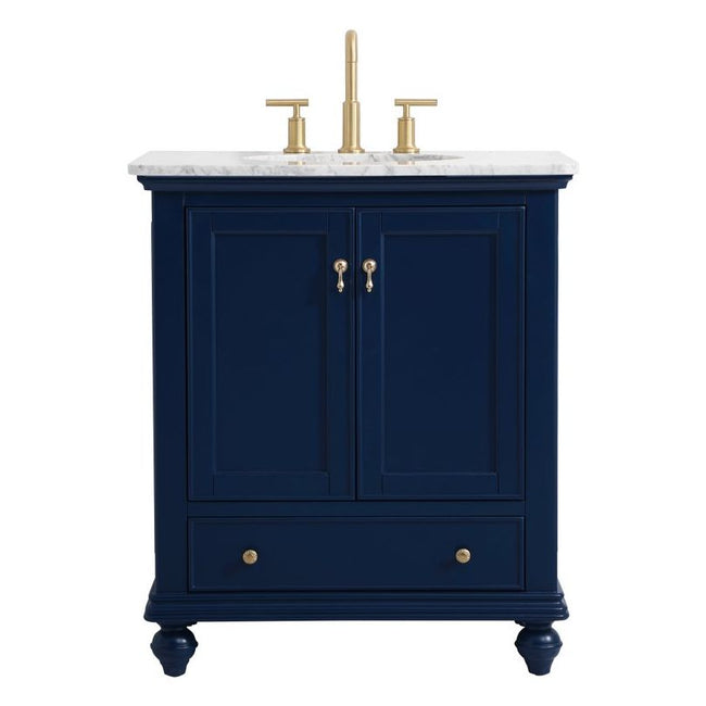 VF12330BL 30" Single Bathroom Vanity in Blue