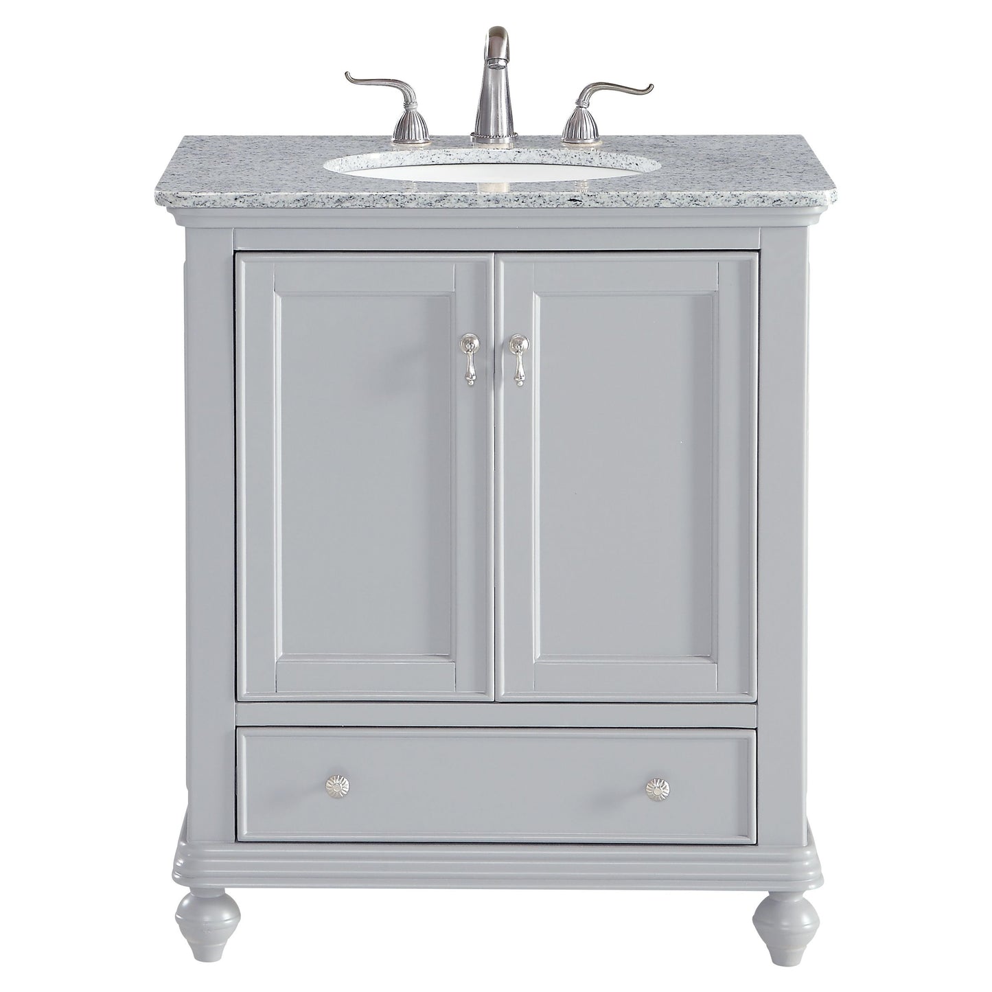 VF12330GR 30" Single Bathroom Vanity Set in Light Grey