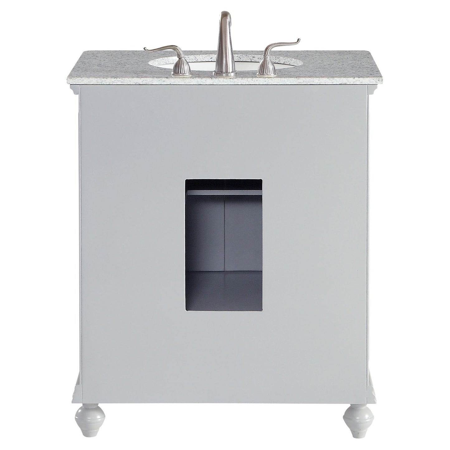 VF12330GR 30" Single Bathroom Vanity Set in Light Grey