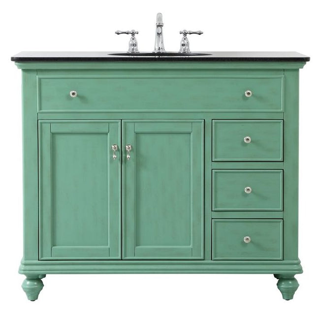 VF12342VM 42" Single Bathroom Vanity in Vintage Mint