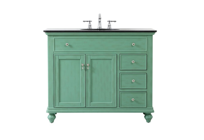 VF12342VM 42" Single Bathroom Vanity in Vintage Mint
