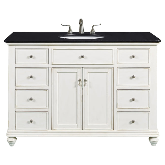 VF12348AW 48" Single Bathroom Vanity Set in Antique White