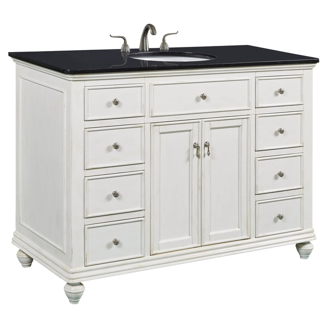 VF12348AW 48" Single Bathroom Vanity Set in Antique White
