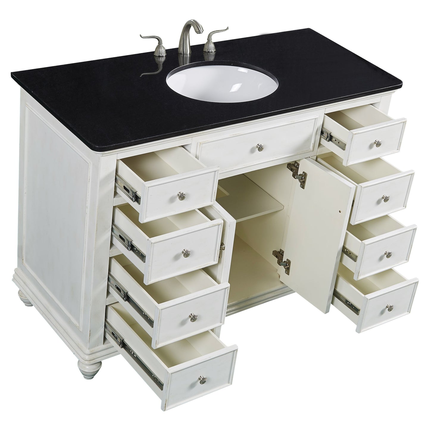 VF12348AW 48" Single Bathroom Vanity Set in Antique White