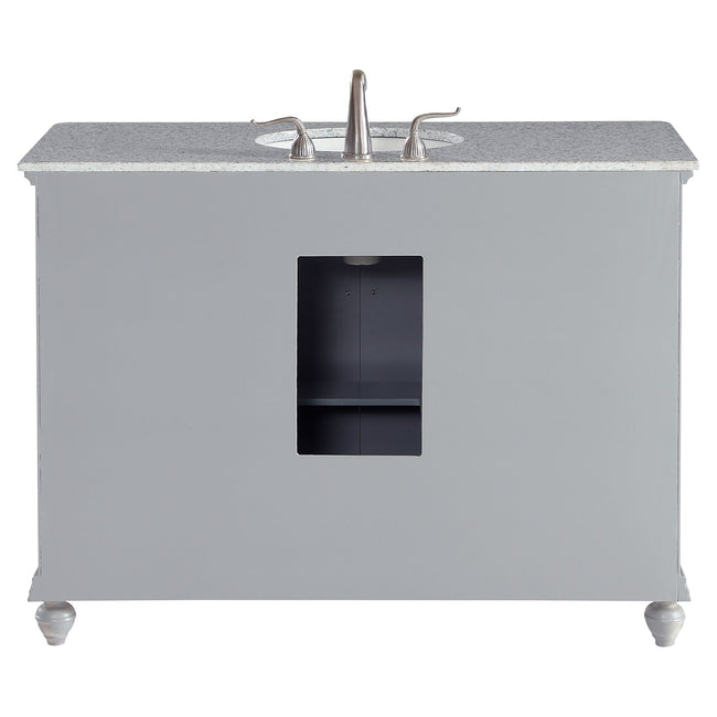 VF12348GR 48" Single Bathroom Vanity Set in Light Grey