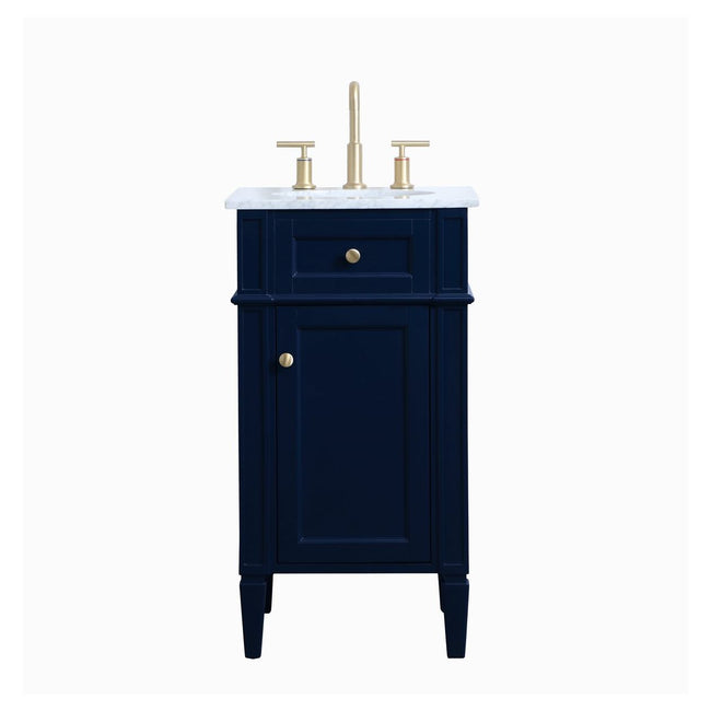 VF12518BL 18" Single Bathroom Vanity in Blue