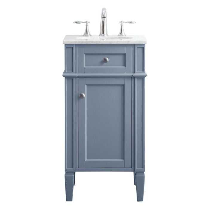 VF12518GR 18" Single Bathroom Vanity Set in Grey