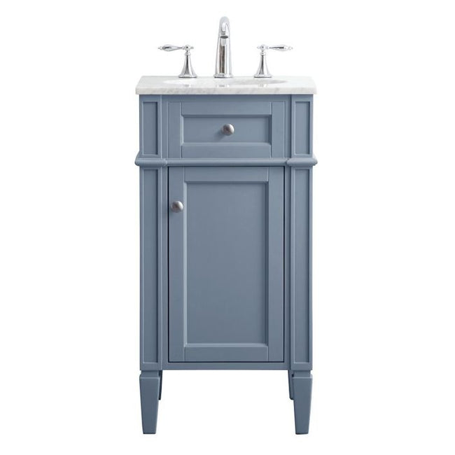 VF12518GR 18" Single Bathroom Vanity Set in Grey