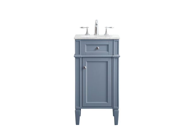 VF12518GR 18" Single Bathroom Vanity Set in Grey