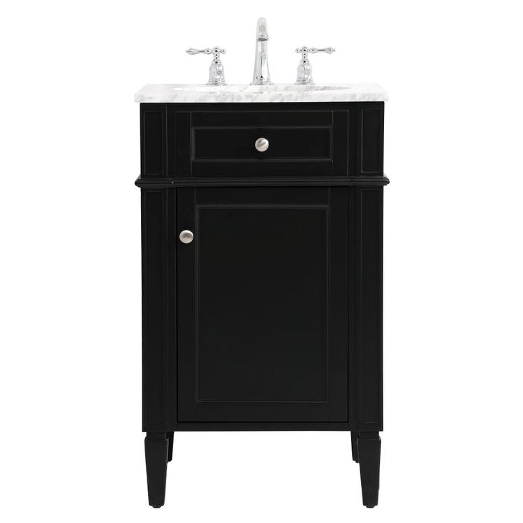 VF12521BK 21" Single Bathroom Vanity in Black