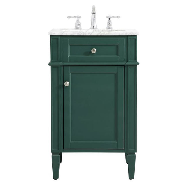 VF12521GN 21" Single Bathroom Vanity in Green