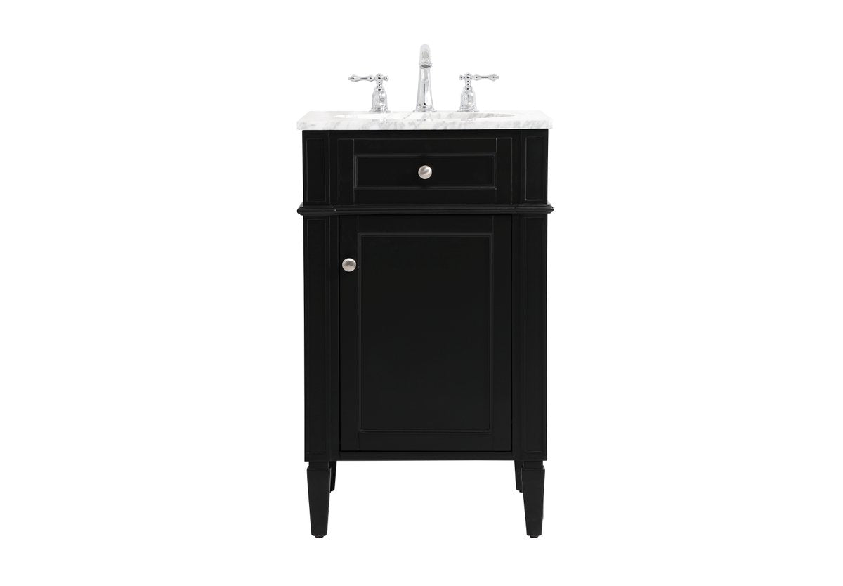 VF12521BK 21" Single Bathroom Vanity in Black