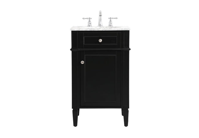 VF12521BK 21" Single Bathroom Vanity in Black