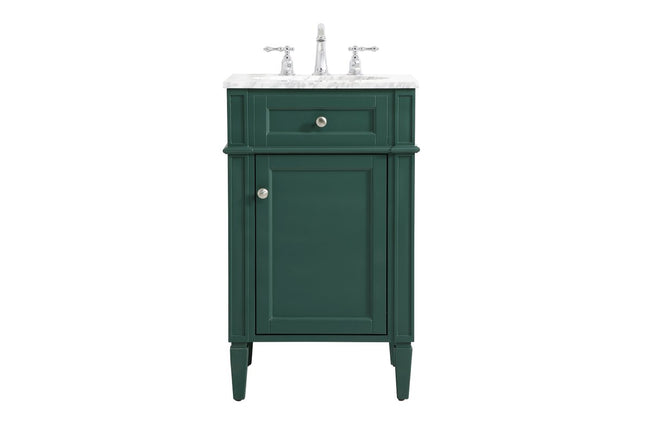 VF12521GN 21" Single Bathroom Vanity in Green