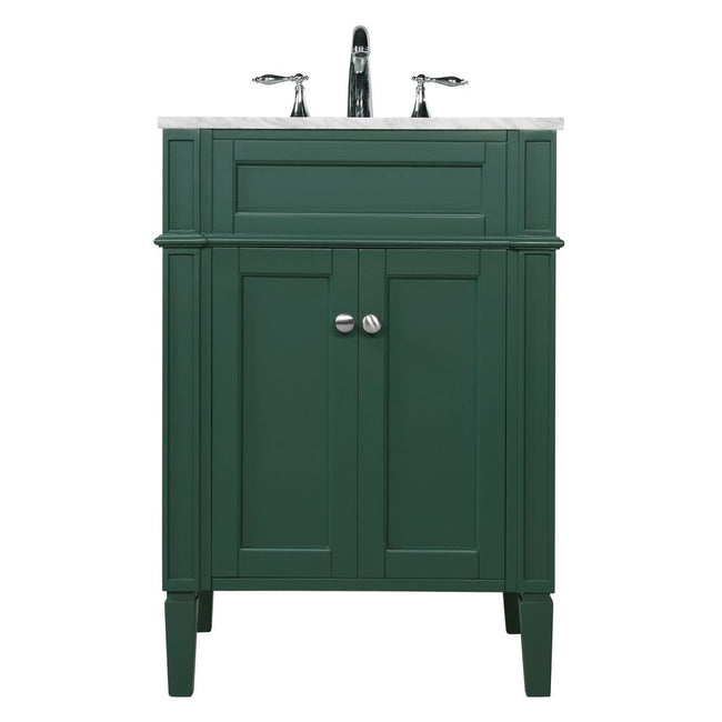 VF12524GN 24" Single Bathroom Vanity in Green