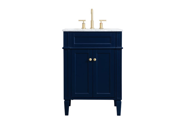 VF12524BL 24" Single Bathroom Vanity in Blue