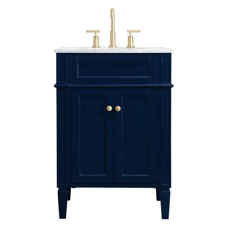 VF12524BL 24" Single Bathroom Vanity in Blue