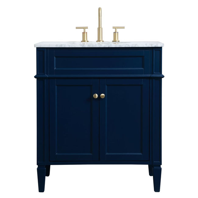 VF12530BL 30" Single Bathroom Vanity in Blue