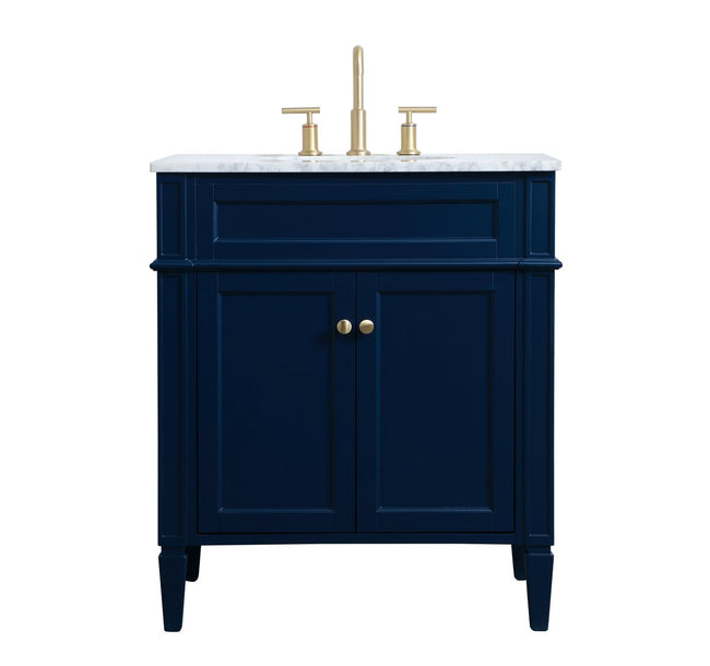 VF12530BL 30" Single Bathroom Vanity in Blue
