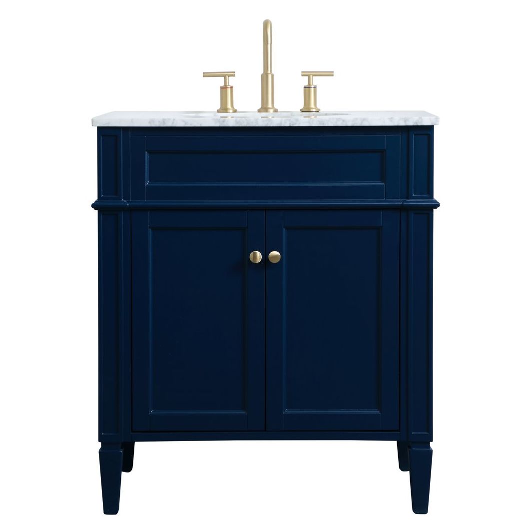VF12530BL 30" Single Bathroom Vanity in Blue